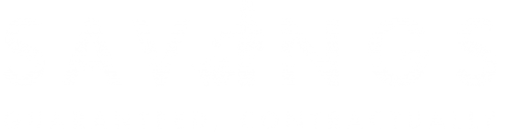 Savings Guaranteed Logo_White